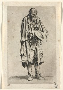 Les mendiants : Mendiant avec un chapelet