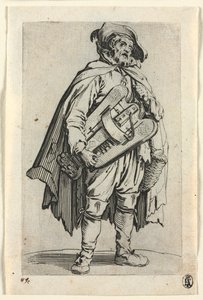 Les mendiants : Le joueur de vielle