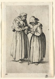 Les Mendiants : Deux femmes mendiantes