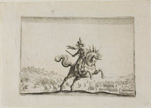 Le commandant à cheval, des Caprices - Jacques Callot