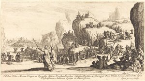 La traversée de la mer Rouge - Jacques Callot