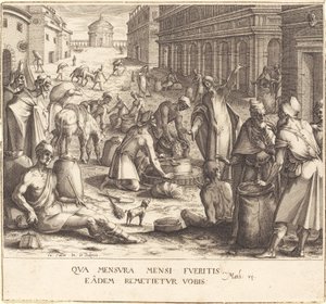 Les peseurs de grains - Jacques Callot