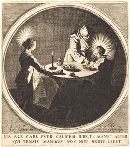 La Sainte Famille à table - Jacques Callot