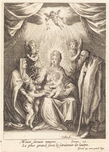 Les hommages du petit Saint Jean - Jacques Callot