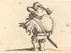 Le Bossu avec le Chapeau à Plumes