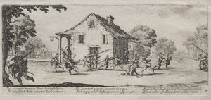 Les Grandes Misères de la guerre : Maraude, 1633 - Jacques Callot