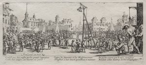 Les Grandes Misères de la guerre : La strappado - Jacques Callot