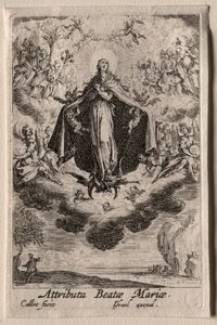 La Vie de la Vierge: Les Attributs de la Vierge - Jacques Callot