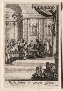 La Vie de la Vierge : La Présentation du Christ au Temple - Jacques Callot