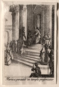 La Vie de la Vierge: La Présentation de la Vierge au Temple - Jacques Callot