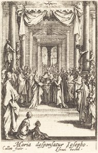 Le Mariage de la Vierge, vers 1630 - Jacques Callot