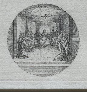Les mystères de la Passion : La descente du Saint-Esprit - Jacques Callot
