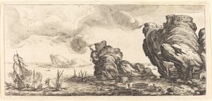La bataille navale, probablement vers 1630 - Jacques Callot