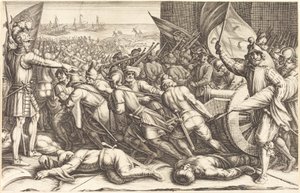Le réembarquement des troupes, vers 1614
