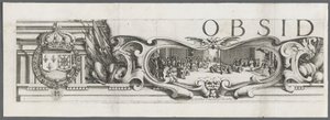 Le siège de La Rochelle : Planche 1 - Jacques Callot