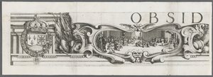 Le siège de La Rochelle : Planche 1, 1628-1630 - Jacques Callot