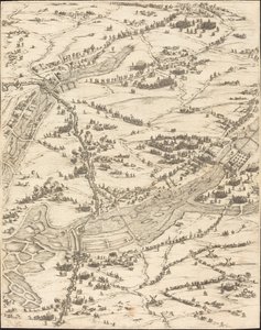 Le siège de La Rochelle [plaque 7 de 16, ensemble comprend 1952.8.97-112], 1628-1631