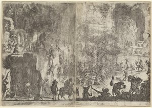 La Tentation de Saint Antoine [première version], vers 1617 - Jacques Callot