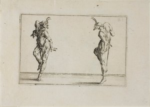 Les deux pantalons qui se regardent, extrait des Caprices