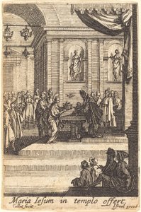 La Vierge présente Jésus au Temple, vers 1630 - Jacques Callot