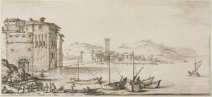 Le bouffon ou Scapin, des Trois Comédiens Italiens - Jacques Callot