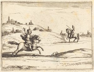 Deux chevaliers - Jacques Callot