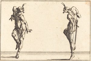 Deux pantalons dansant, vers 1617