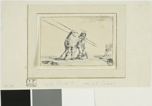 Deux soldats avec des bâtons