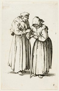 Deux femmes mendiantes, planche huit de Les Mendiants