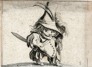 Varie Figure Gobbi ... (gravure) - Jacques Callot