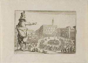 Vue de la Piazza Signoria, des Caprices