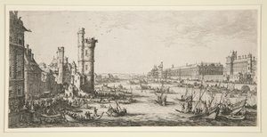 Vue du Louvre - Jacques Callot