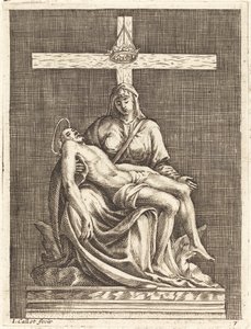 Pietà - Jacques Callot after Michelangelo