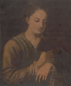 Sainte Catherine lisant - Jacques Christophe Le Blon