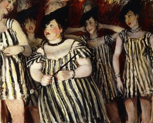 La fête de Miss Elsa Maxwell montrant Lady Peel à droite - Jacques Emile Blanche