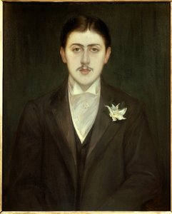 Portrait de Marcel Proust (1871-1922), écrivain français. Peinture de Jacques-Émile Blanche (1861-1942)