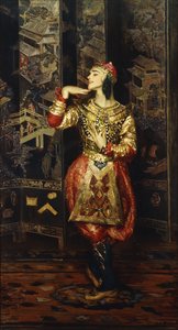 Vaslav Nijinsky dans Danse Orientale, 1910 - Jacques Emile Blanche