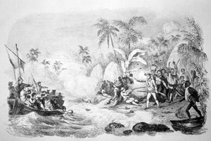 Mort du capitaine Cook, 1779 vers 1819