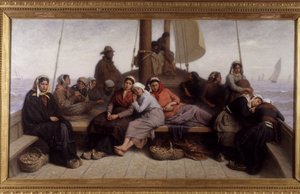 Pêche aux huîtres sur le pont d