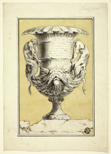 Vase monumental avec figures anthropomorphes