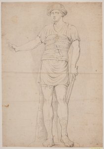 Guerrier debout - Jacques Francois Joseph Saly