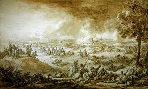 La bataille de Leipzig