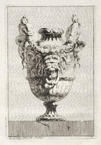 Suite de vases :  Planche 1 - Jacques François Saly