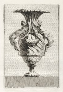 Suite de vases :  Planche 4 - Jacques François Saly
