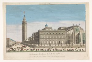Vue de la Cathédrale de Séville - Jacques Gabriel Huquier