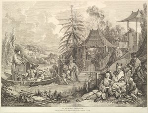 La pêche chinoise, de Chinoiseries, après 1743