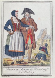 Habitants de Housberg, près de Strasbourg, 1796