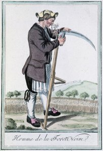 Homme de la Forêt-Noire - dans « Encyclopédie des voyages » par Grasset St Sauveur, éd. 1796