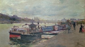 Scène de port, 19ème siècle