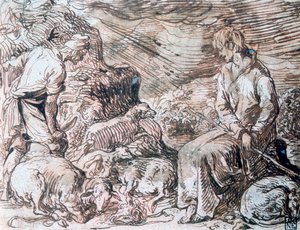 Hippocrate et Démocrite, vers 1584-1629